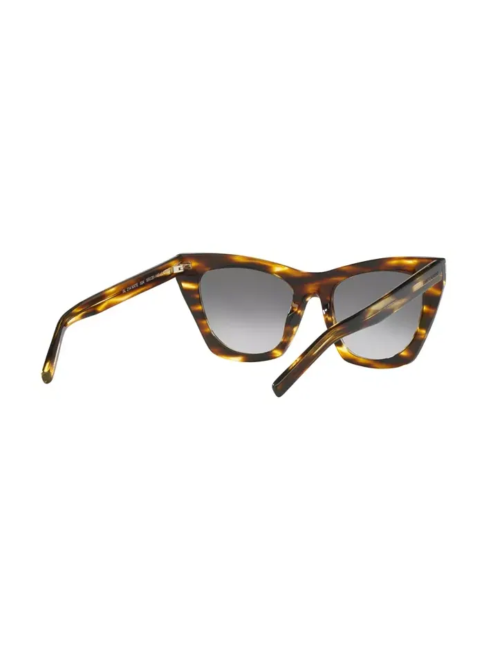 Женские солнцезащитные очки, SL 214 Kate Saint Laurent — изображение 4 из 9, коричневый
