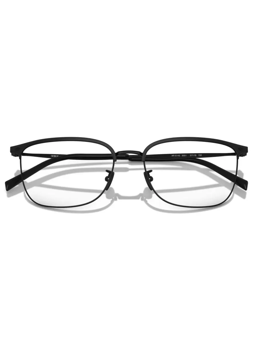 Мужские квадратные очки, AR5143 Giorgio Armani — изображение 5 из 6, черный