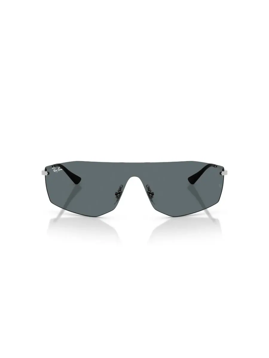 Солнцезащитные очки унисекс с геометрическим рисунком, RB3781 Ray-Ban — изображение 3 из 8, серебряный