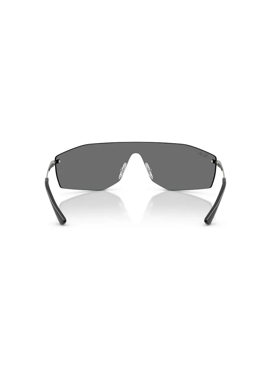 Солнцезащитные очки унисекс с геометрическим рисунком, RB3781 Ray-Ban — изображение 4 из 8, серебряный