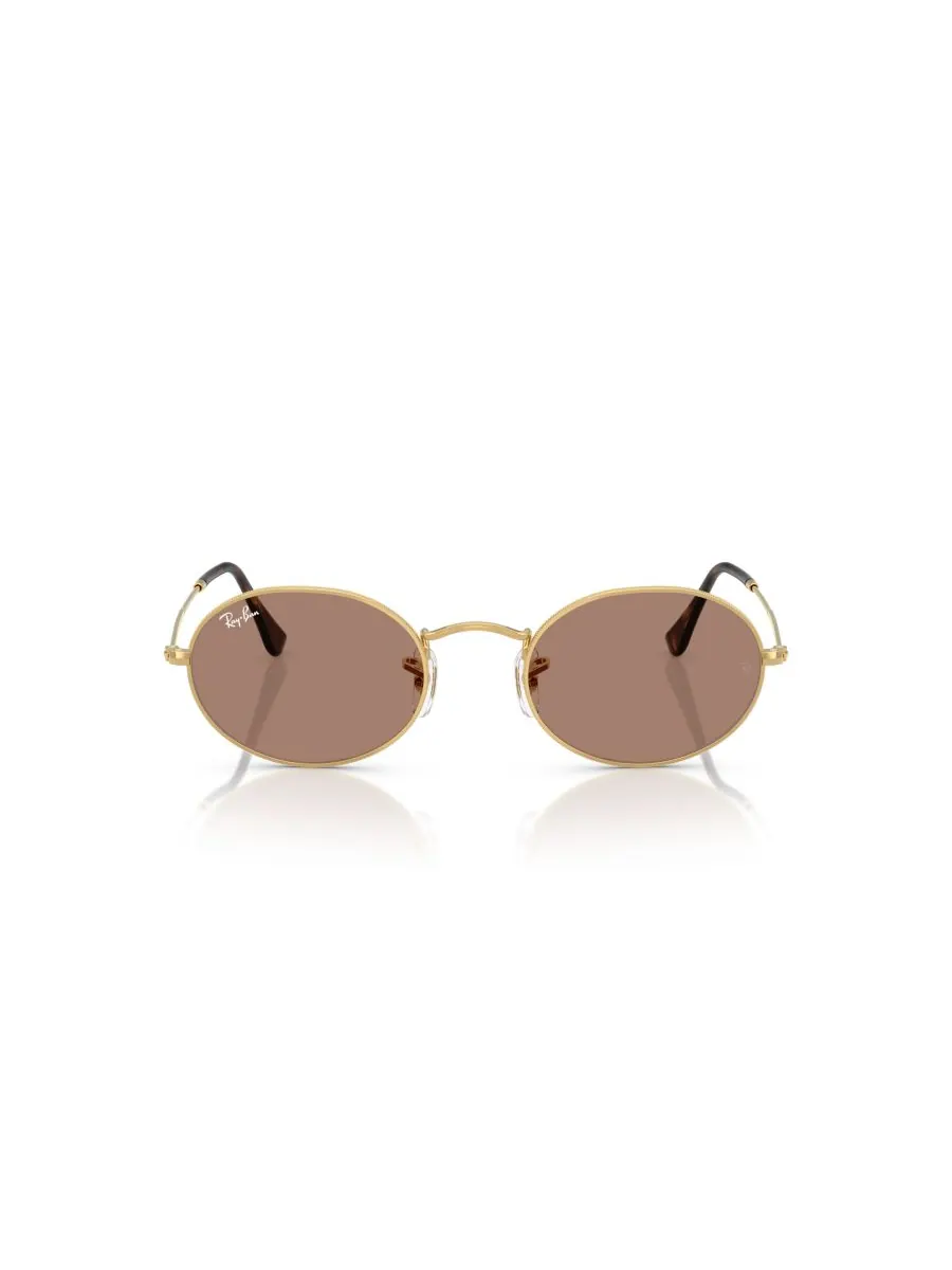 Солнцезащитные очки унисекс овальной формы из металла Chromance, RB3547 Ray-Ban — изображение 6 из 6, золотистый