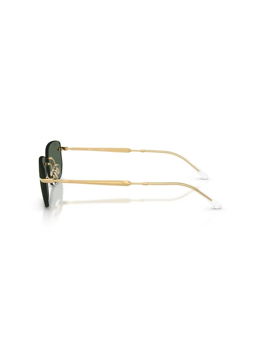 Солнцезащитные очки унисекс с геометрическим рисунком, RB3768 Ray-Ban — изображение 5 из 5, золотистый