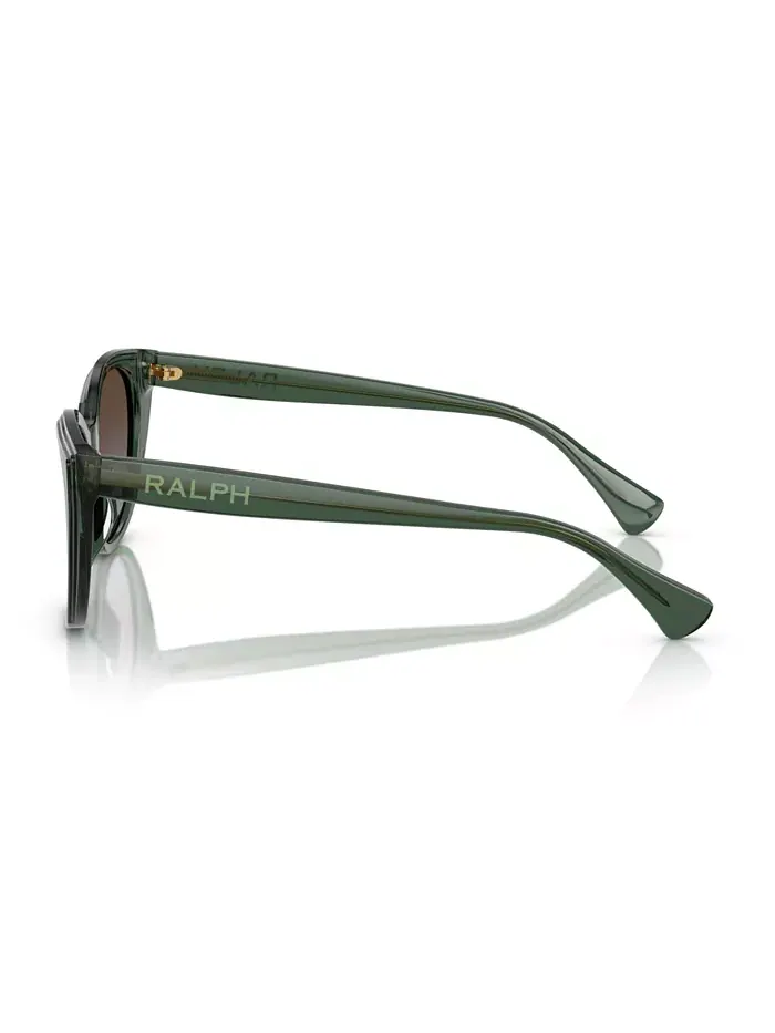 Женские поляризационные солнцезащитные очки RA5324U Ralph by Ralph Lauren — изображение 3 из 10, прозрачный зеленый