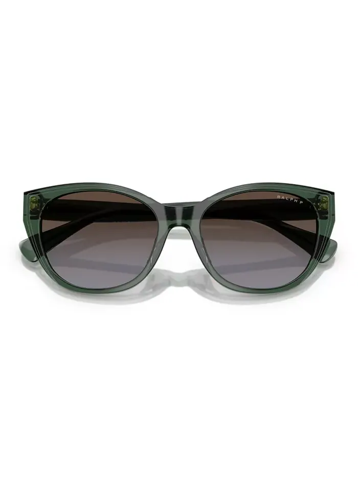 Женские поляризационные солнцезащитные очки RA5324U Ralph by Ralph Lauren — изображение 5 из 10, прозрачный зеленый