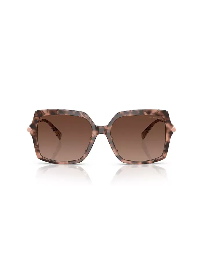 Женские поляризованные солнцезащитные очки Quogue, MK2247U Michael Kors — изображение 5 из 6, розовый