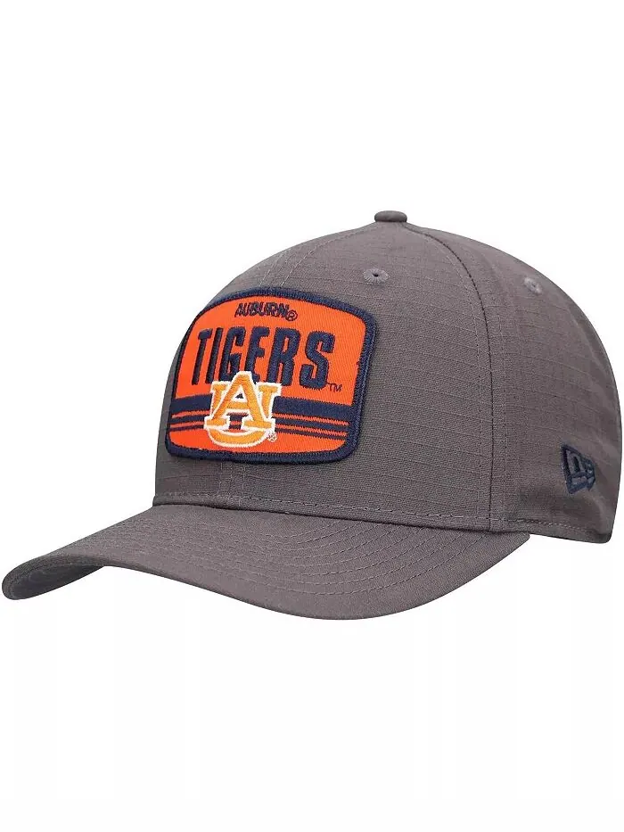 Мужская темно-серая шапка Auburn Tigers Team Elevated 9SEVENTY Adjustable New Era