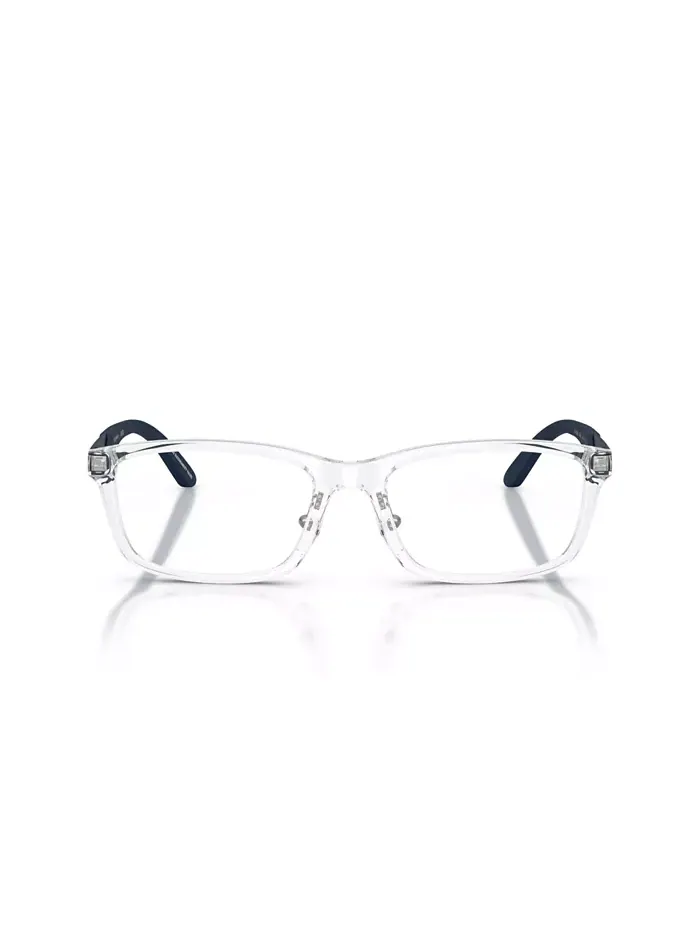 Мужские прямоугольные очки Emporio Armani — изображение 2 из 6, коричневый