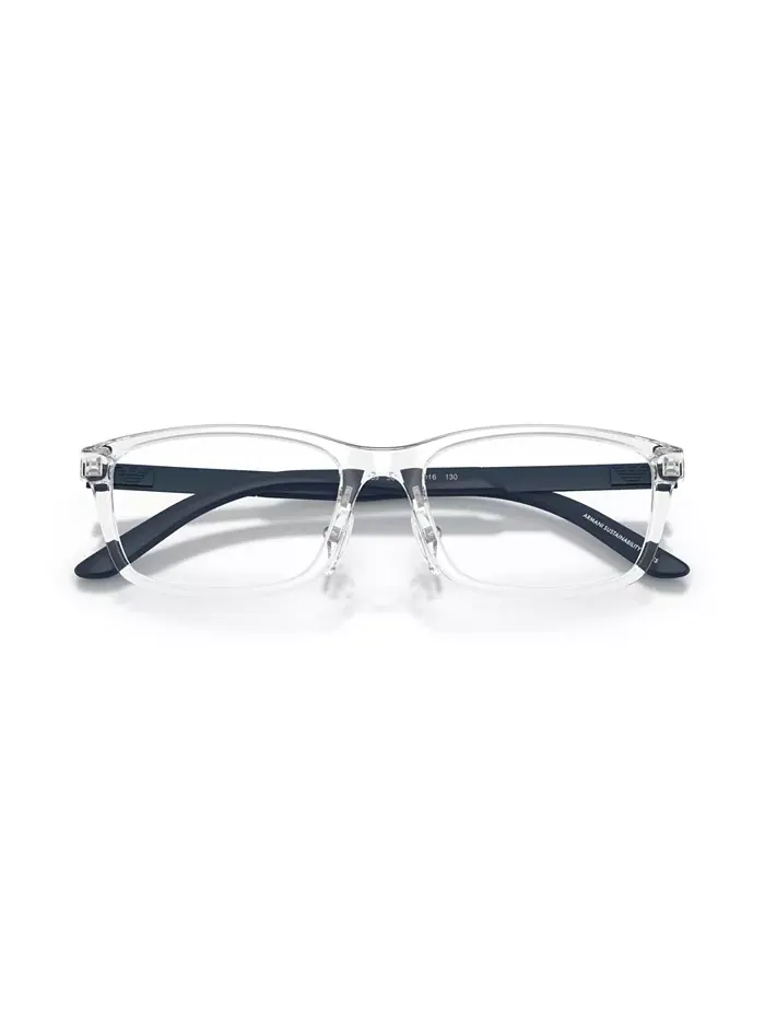 Мужские прямоугольные очки Emporio Armani — изображение 5 из 6, коричневый