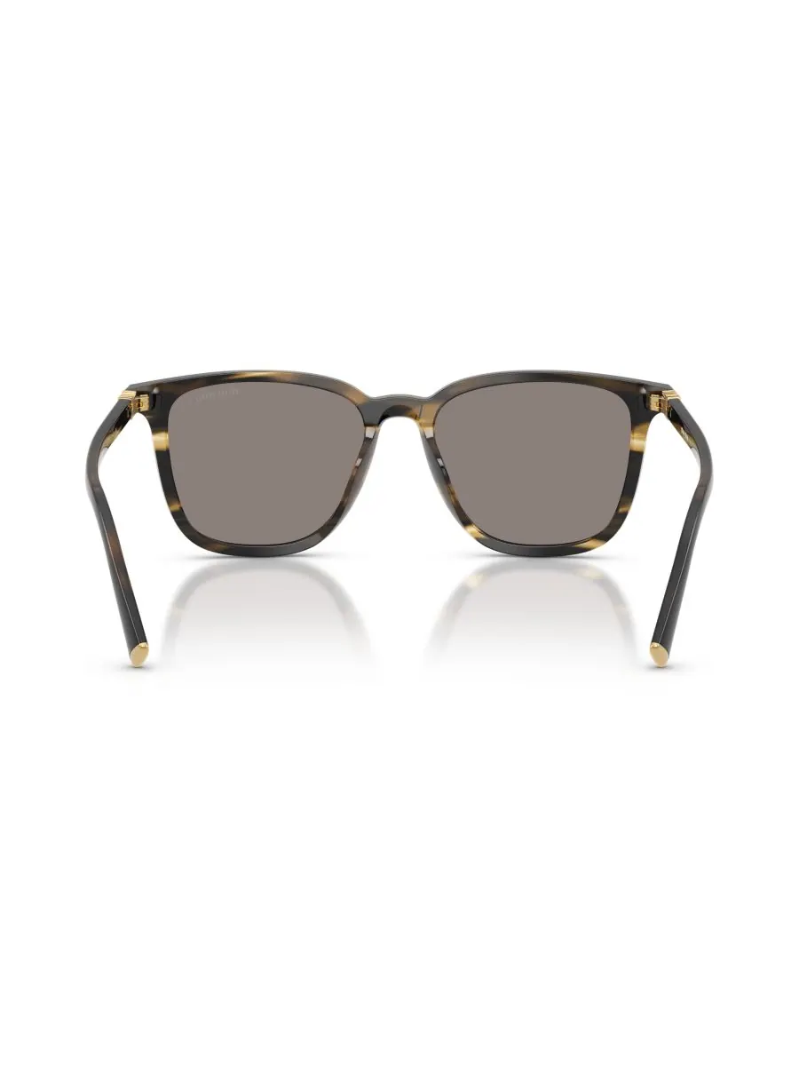 Женские квадратные солнцезащитные очки, MU B03S MIU MIU, Striped Loden — изображение 4 из 5