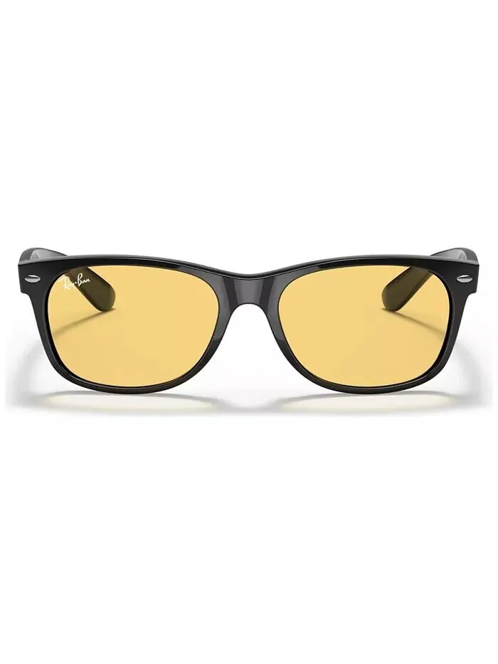 Солнцезащитные очки унисекс с низкой перемычкой, RB2132F 55 Ray-Ban — изображение 2 из 7, черный