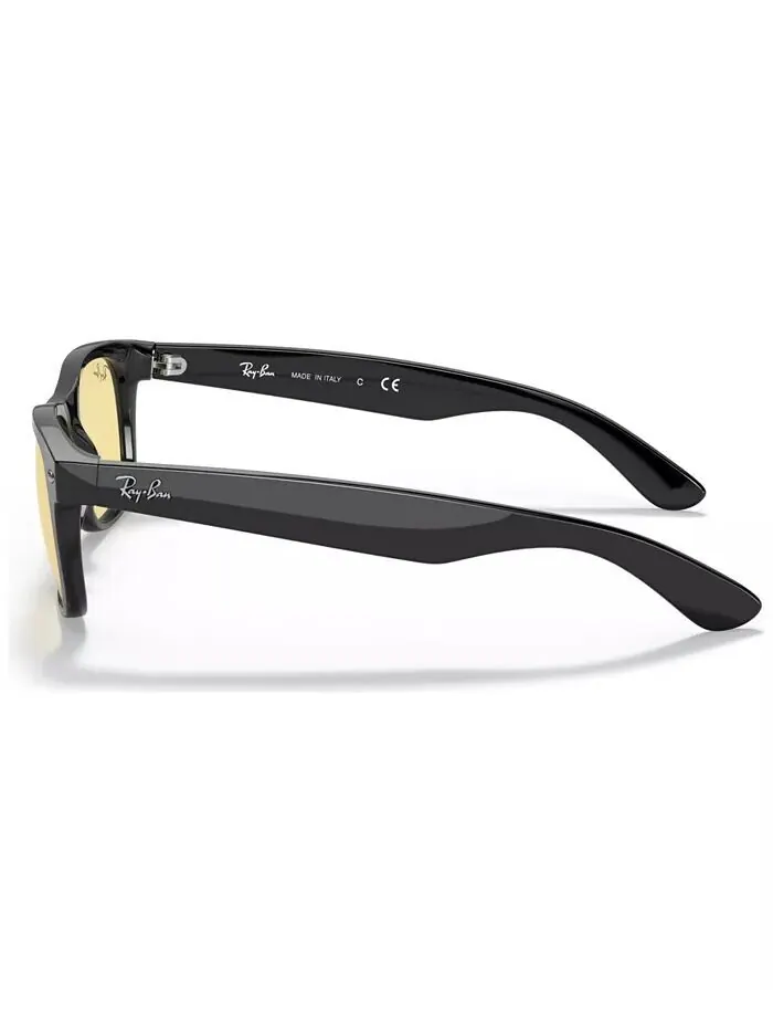 Солнцезащитные очки унисекс с низкой перемычкой, RB2132F 55 Ray-Ban — изображение 3 из 7, черный