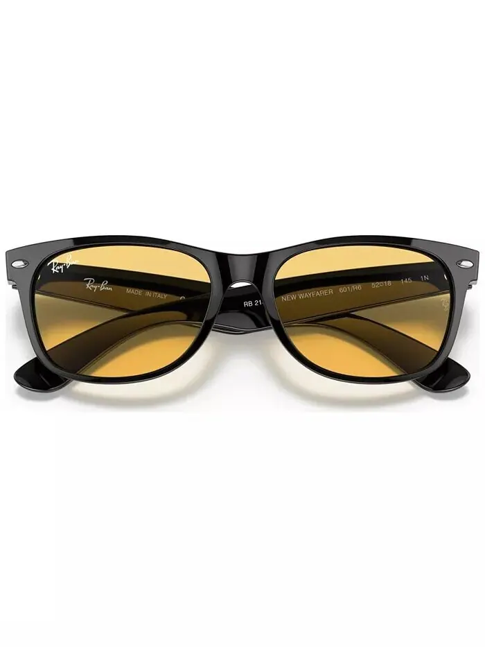 Солнцезащитные очки унисекс с низкой перемычкой, RB2132F 55 Ray-Ban — изображение 6 из 7, черный