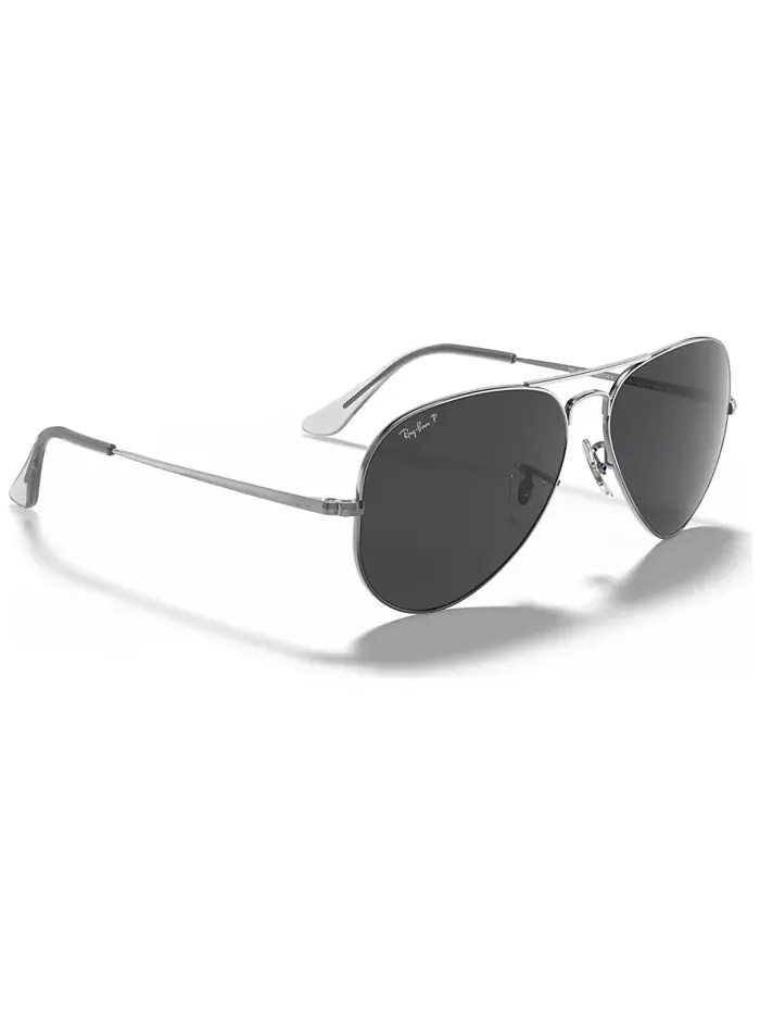 Унисекс поляризационные солнцезащитные очки, RB3689 Ray-Ban — изображение 3 из 7, черный