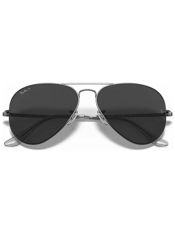 Унисекс поляризационные солнцезащитные очки, RB3689 Ray-Ban — изображение 5 из 7, черный