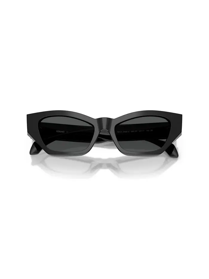 Женские солнцезащитные очки большого размера, VE4488U Versace — изображение 4 из 5, черный