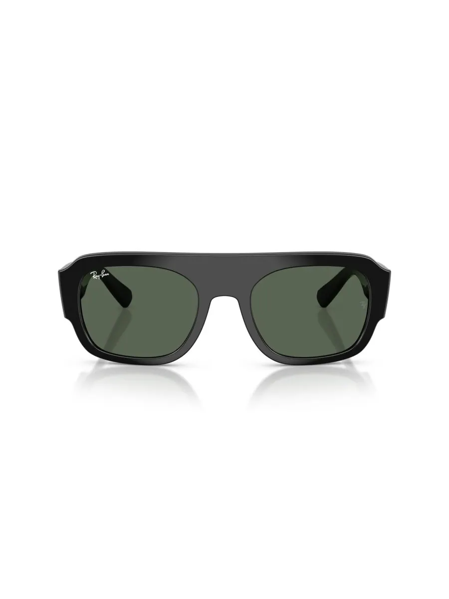 Солнцезащитные очки унисекс с геометрическим рисунком, RB2218 Ray-Ban — изображение 4 из 6, черный