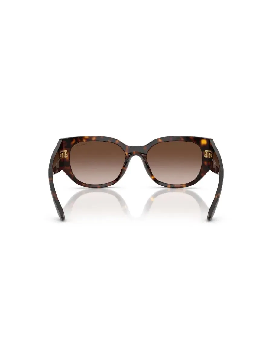 Женские солнцезащитные очки с геометрическим рисунком, VO5641SU Vogue Eyewear, темно-havana — изображение 5 из 8, коричневый