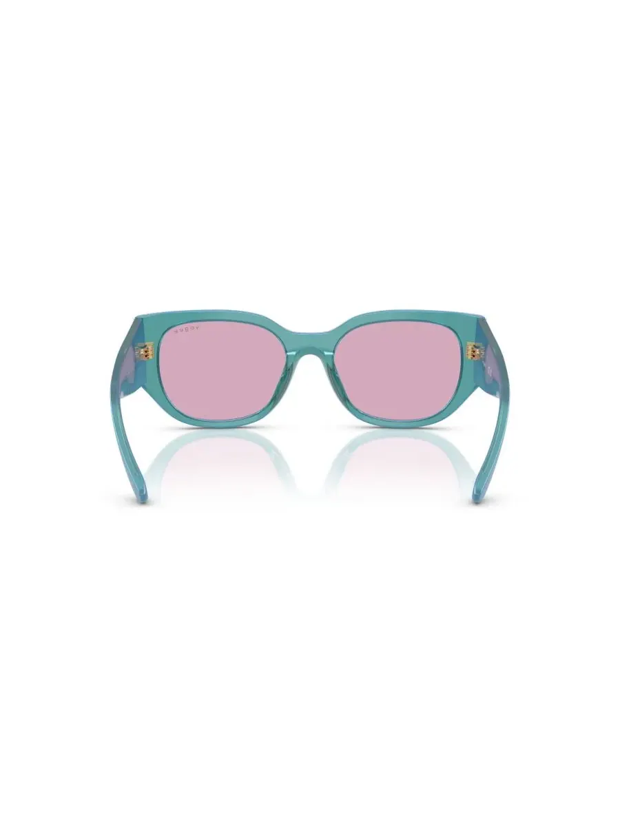 Женские солнцезащитные очки с геометрическим рисунком, VO5641SU Vogue Eyewear — изображение 5 из 8, зеленый