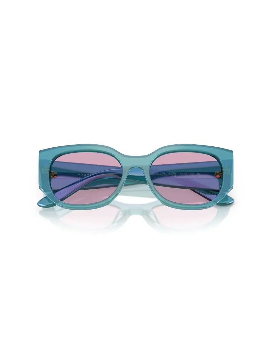 Женские солнцезащитные очки с геометрическим рисунком, VO5641SU Vogue Eyewear — изображение 6 из 8, зеленый