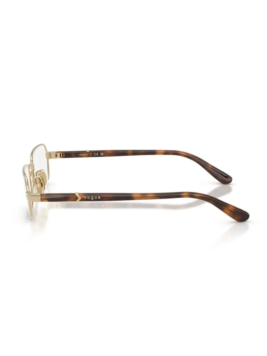 Женские очки неправильной формы, VO4351 Vogue Eyewear, pale золото — изображение 3 из 5, бледный золотистый
