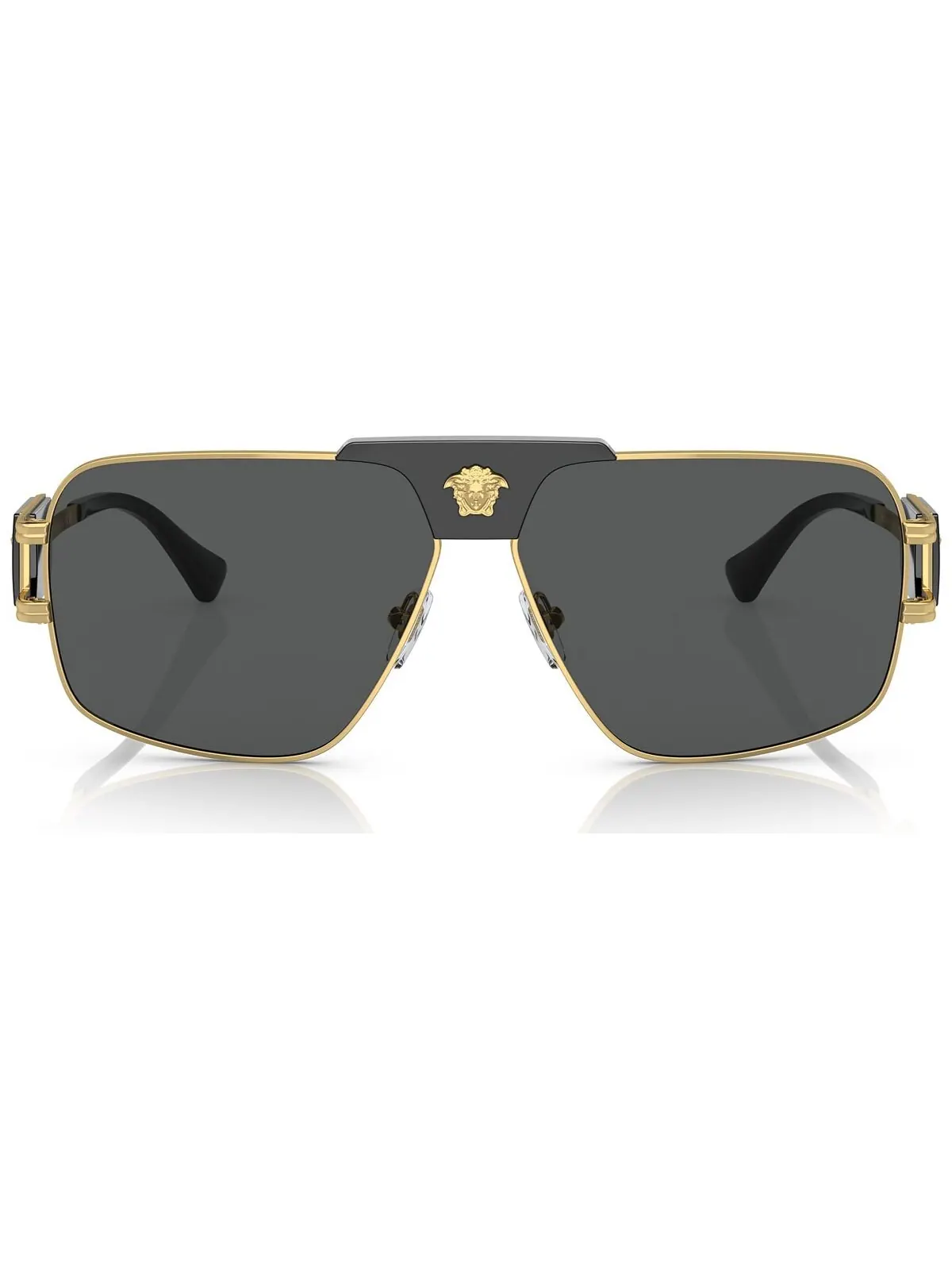 Мужские солнцезащитные очки, VE225163-X 63 Versace — изображение 2 из 6, черный