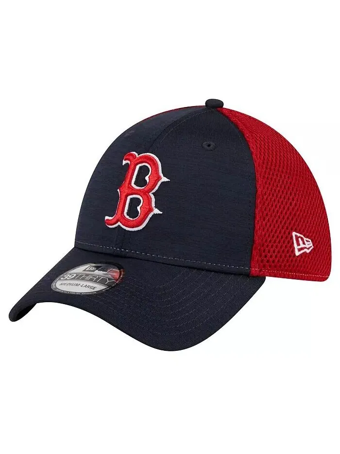 Мужская темно-синяя бейсболка Boston Red Sox Neo 39THIRTY Flex New Era
