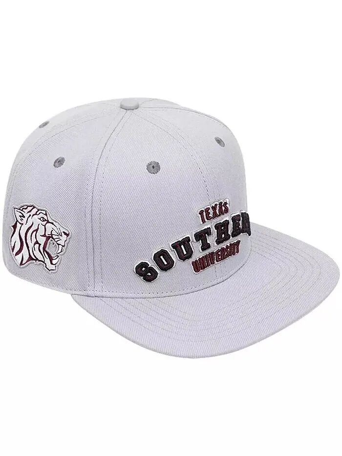 Мужская серая кепка Texas Southern Tigers Evergreen Southern Snapback Pro Standard