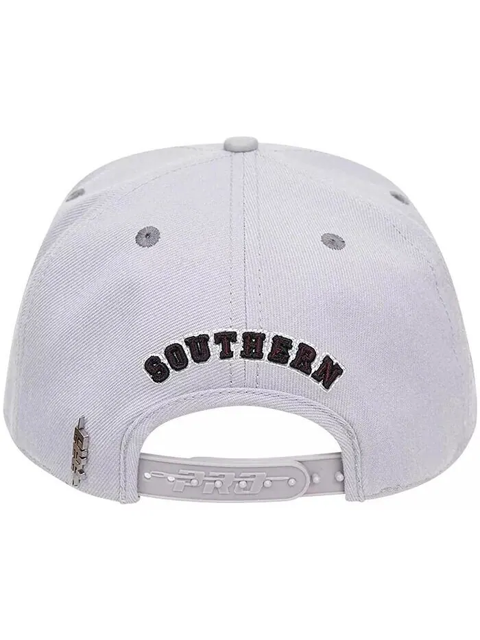 Мужская серая кепка Texas Southern Tigers Evergreen Southern Snapback Pro Standard — изображение 4 из 4, серый
