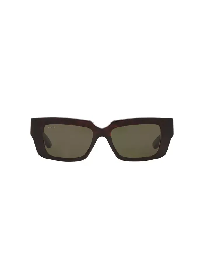 Солнцезащитные очки унисекс прямоугольной формы, GG1529S GC002202 Gucci — изображение 2 из 5, коричневый