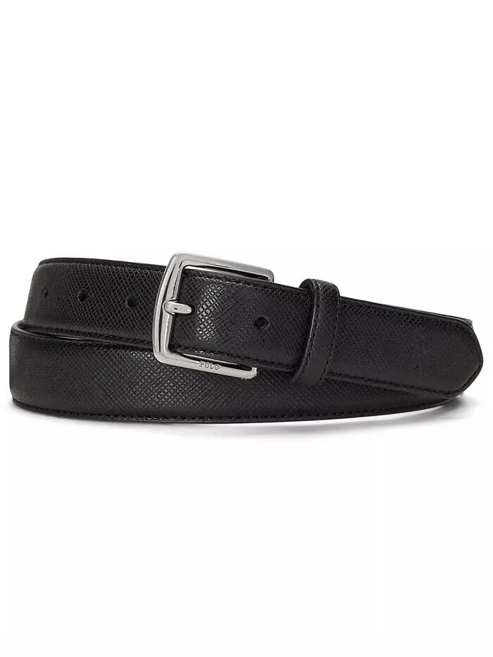 Мужской ремень из сафьяновой кожи Polo Ralph Lauren