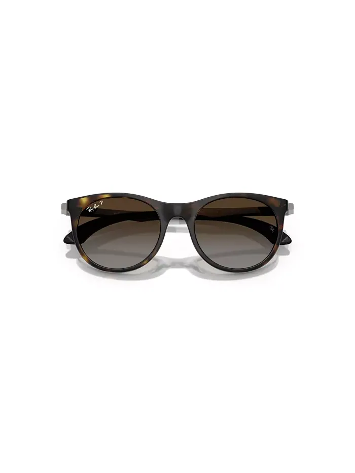 Унисекс поляризованные солнцезащитные очки, RB9082S Ray-Ban Jr — изображение 2 из 6, коричневый