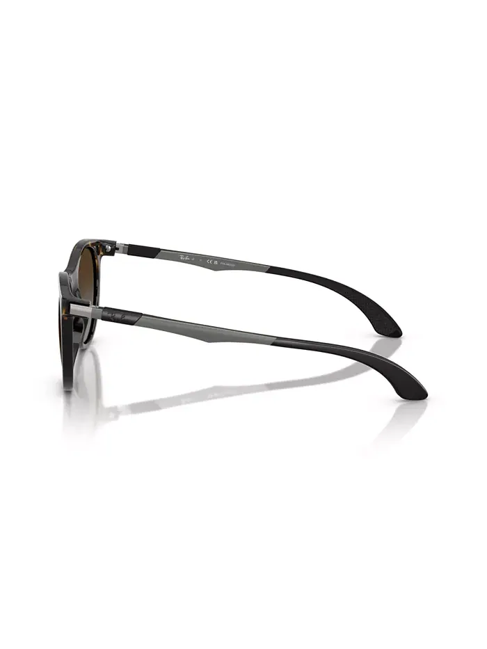 Унисекс поляризованные солнцезащитные очки, RB9082S Ray-Ban Jr — изображение 4 из 6, коричневый