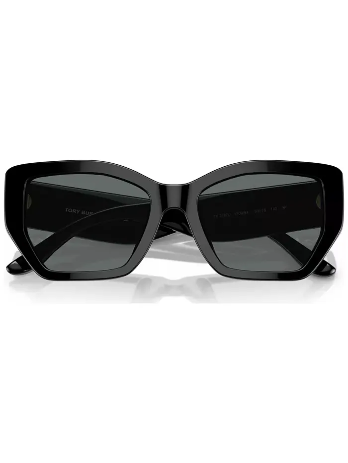 Женские поляризационные солнцезащитные очки TY7187U Tory Burch — изображение 5 из 6, черный