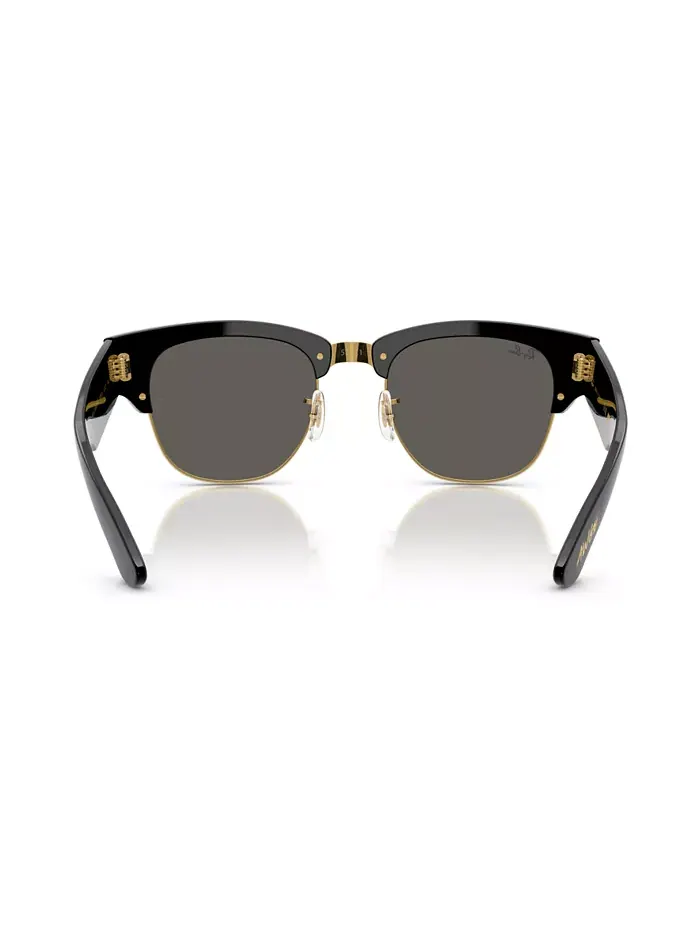 Унисекс солнцезащитные очки Mega Clubmaster, RB0316S Ray-Ban — изображение 2 из 7, черный золотистый