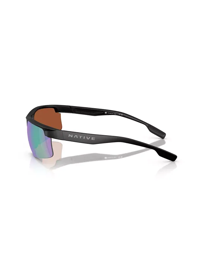 Мужские поляризованные солнцезащитные очки Ridge-Runner Crest Native, XD9048 Native Eyewear — изображение 8 из 10, черный