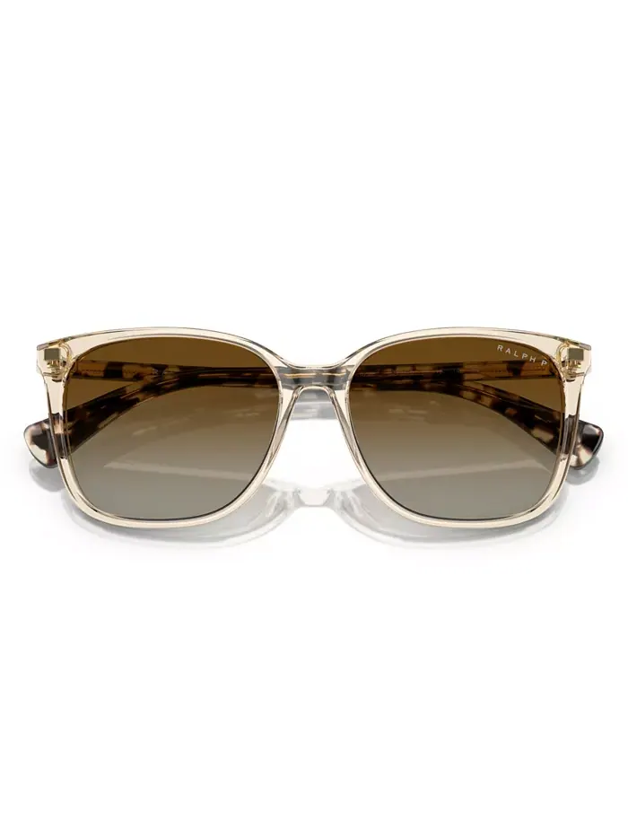 Женские поляризационные солнцезащитные очки, RA529356-YP Ralph by Ralph Lauren — изображение 2 из 5, прозрачный коричневый