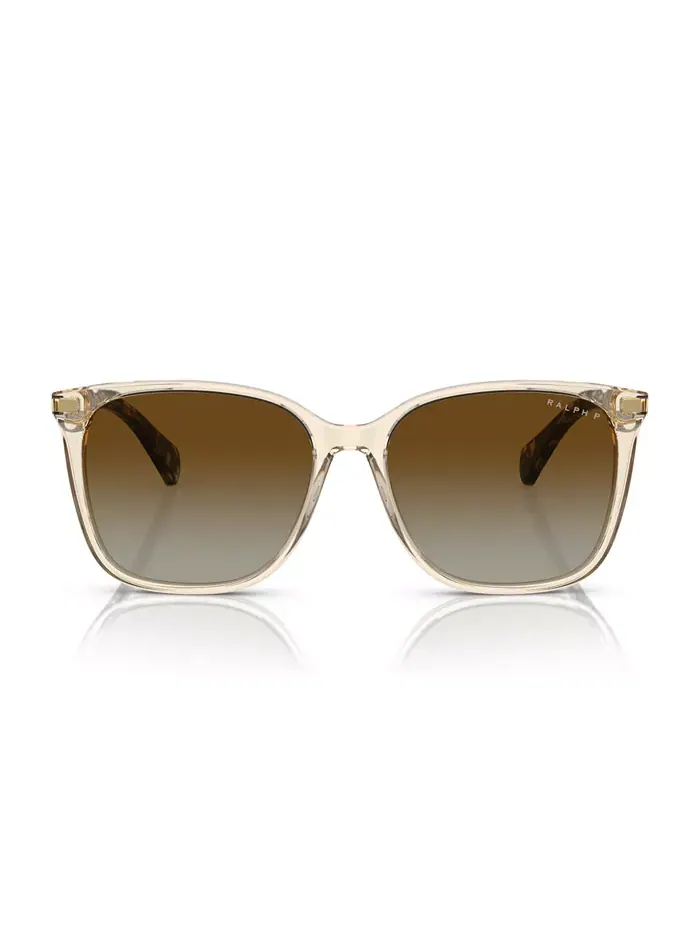 Женские поляризационные солнцезащитные очки, RA529356-YP Ralph by Ralph Lauren — изображение 5 из 5, прозрачный коричневый