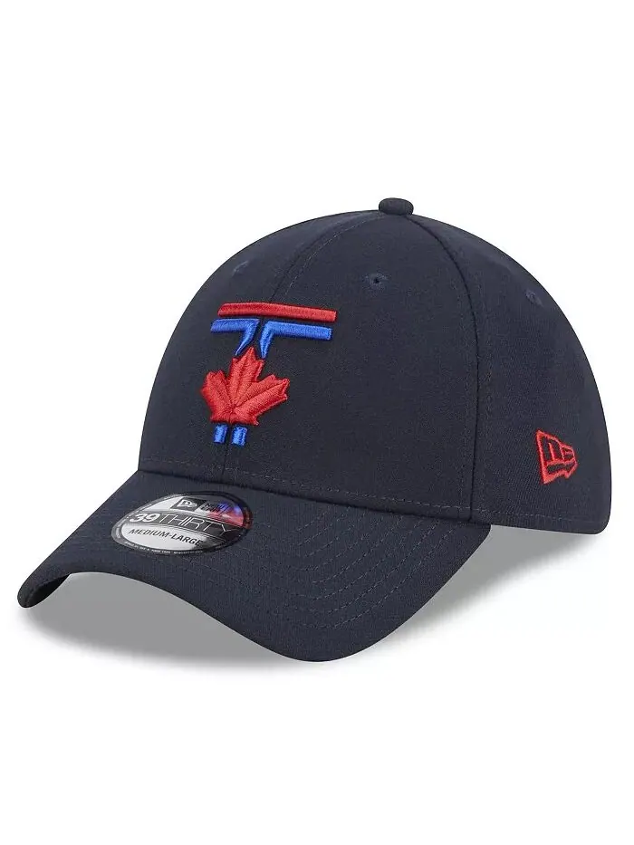 Мужская темно-синяя кепка Toronto Blue Jays 2024 City Connect 39THIRTY Flex New Era