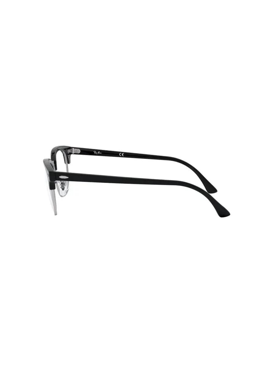 Очки Clubmaster Optics унисекс, модель RB5154 Ray-Ban — изображение 3 из 5, черный серебристый