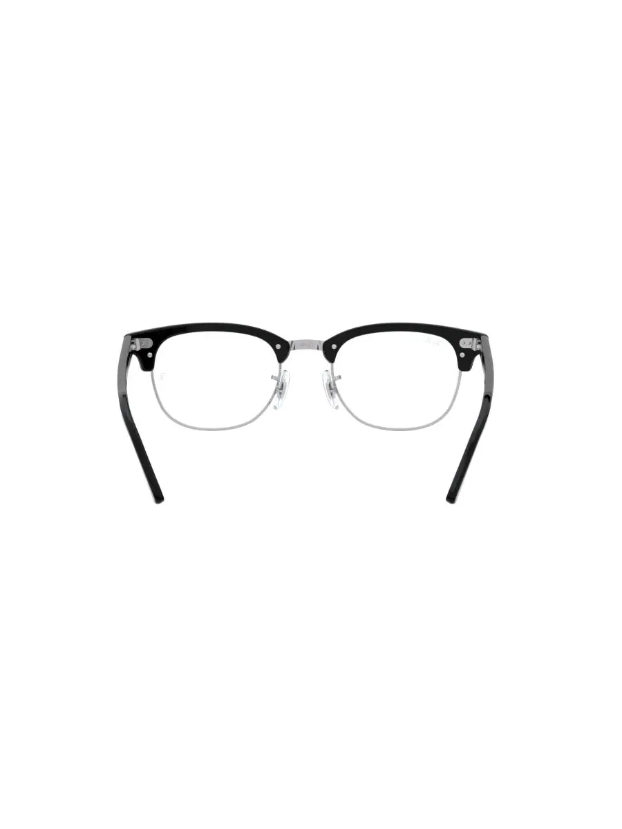 Очки Clubmaster Optics унисекс, модель RB5154 Ray-Ban — изображение 4 из 5, черный серебристый
