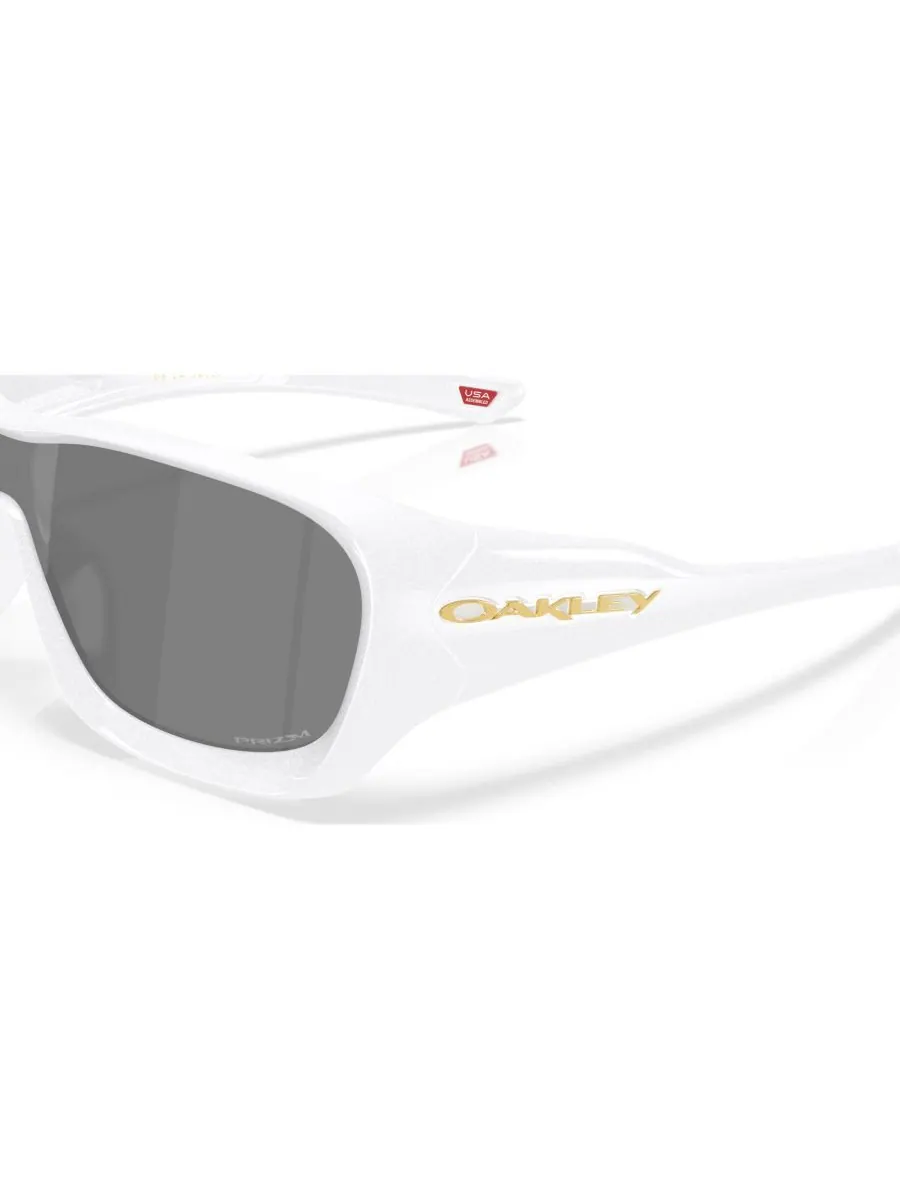 Солнцезащитные очки унисекс прямоугольной формы, De La Salle OO9493 Oakley — изображение 8 из 8, белый