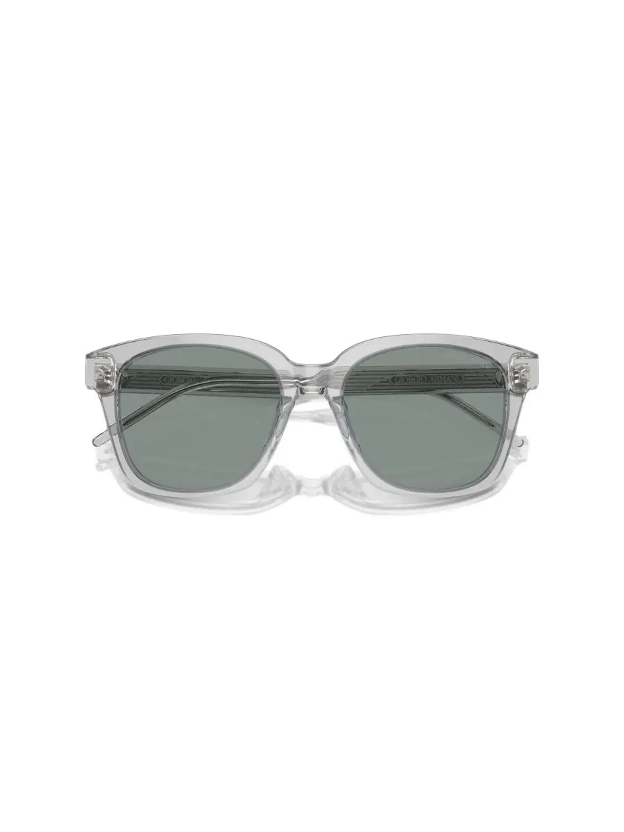 Солнцезащитные очки с квадратной оправой AR8210U Giorgio Armani — изображение 9 из 9, прозрачный зеленый
