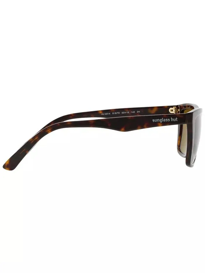 Мужские поляризованные солнцезащитные очки Sunglass Hut Collection — изображение 4 из 6, коричневый