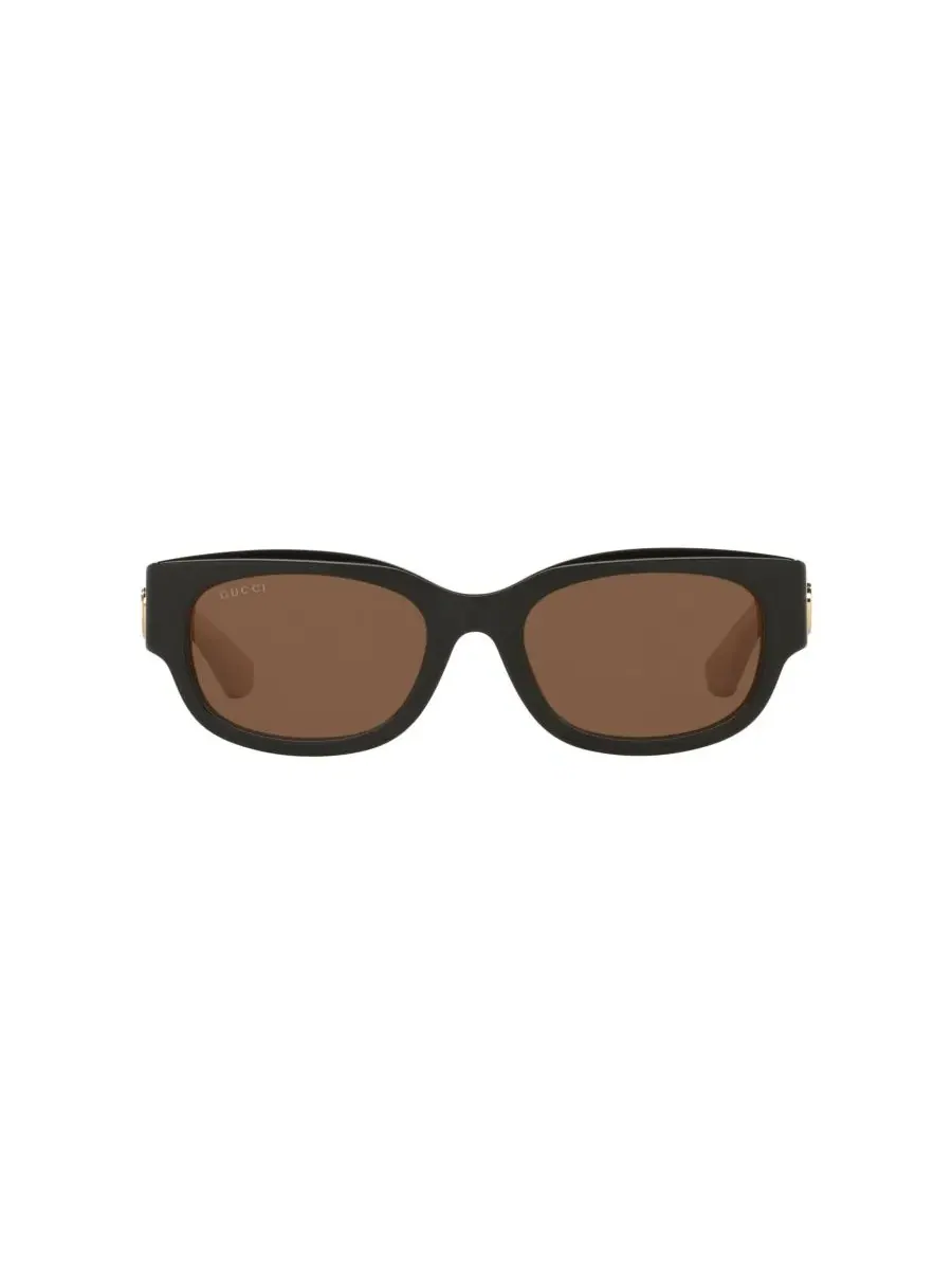 Женские солнцезащитные очки с круглой оправой Gucci — изображение 2 из 4, черный