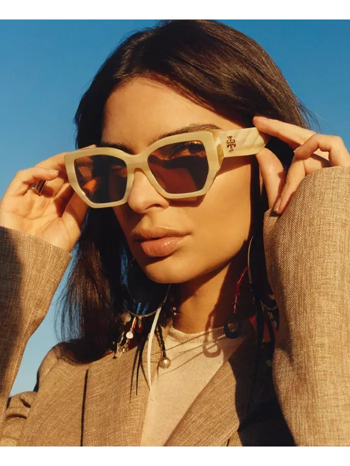Женские солнцезащитные очки TY7187U Tory Burch — изображение 6 из 7, слоновая кость