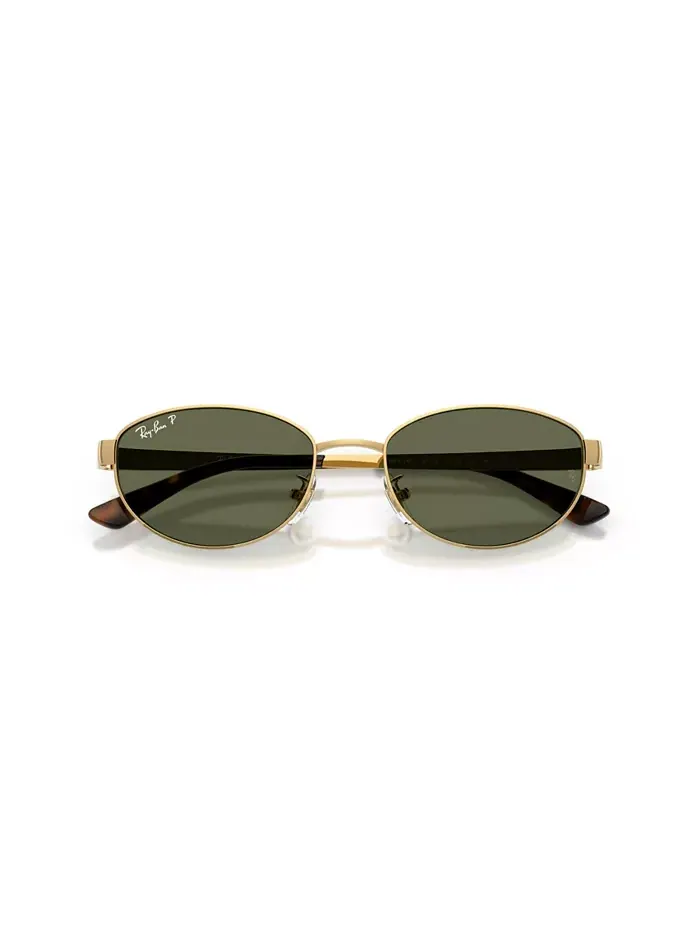 Унисекс поляризационные солнцезащитные очки, RB3774D Ray-Ban — изображение 5 из 6, золото
