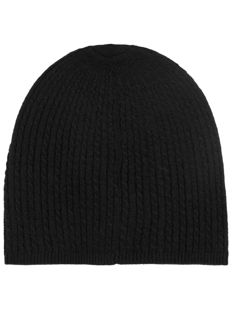 Шапка-бини Baby Cable Merino Lauren Ralph Lauren — изображение 2 из 6, черный