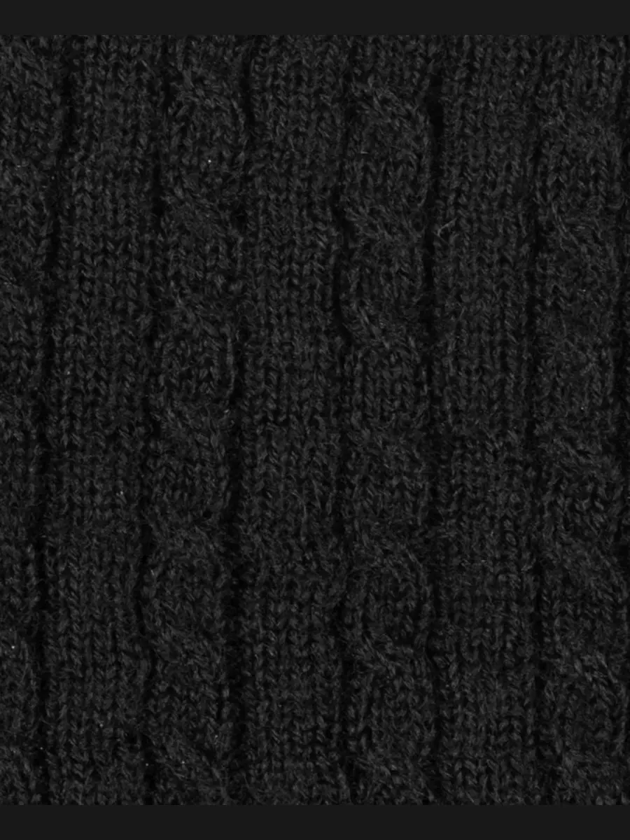 Шапка-бини Baby Cable Merino Lauren Ralph Lauren — изображение 4 из 6, черный