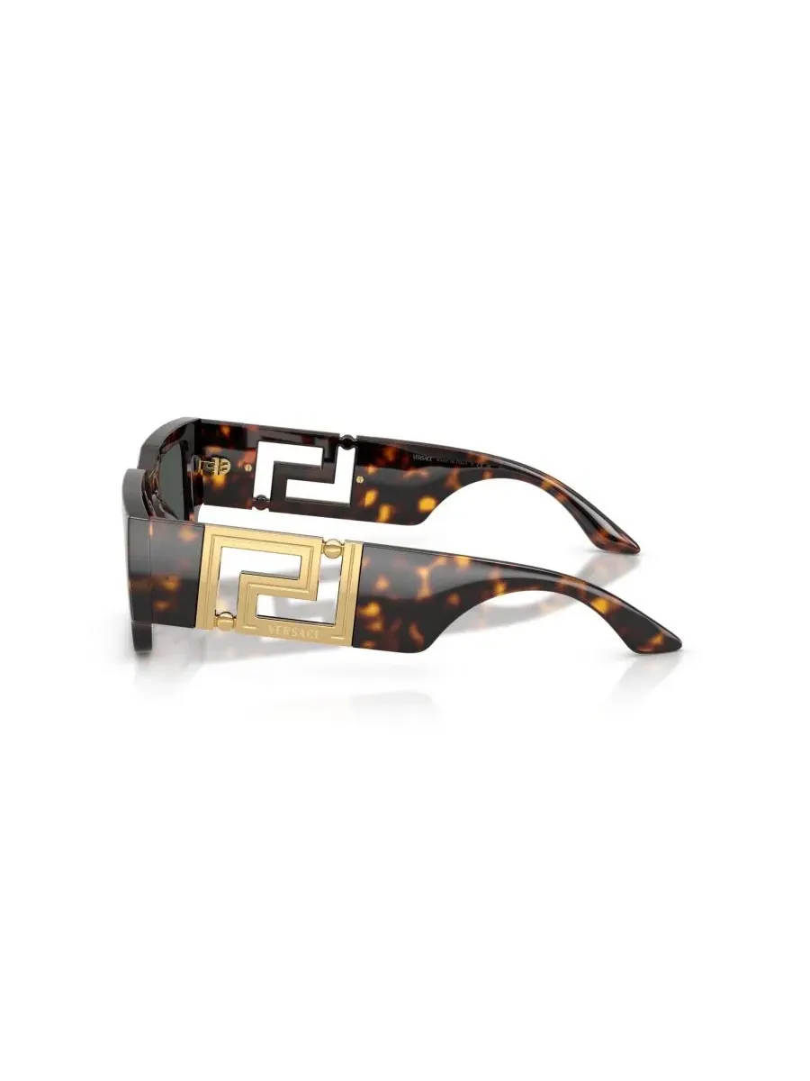 Мужские прямоугольные солнцезащитные очки, VE4506U Versace — изображение 2 из 6, коричневый