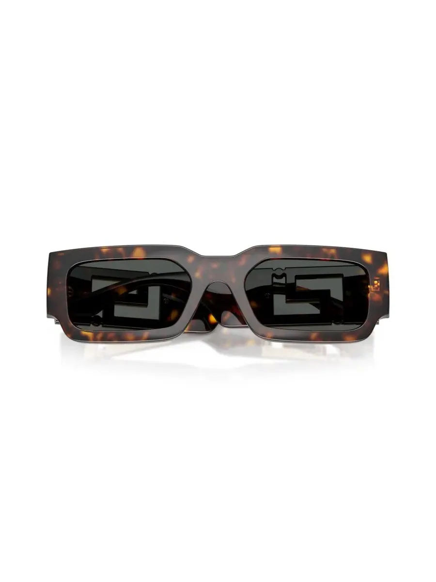 Мужские прямоугольные солнцезащитные очки, VE4506U Versace — изображение 4 из 6, коричневый